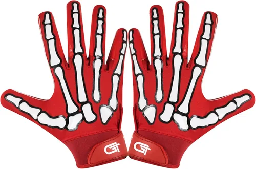 Vista 5 de Glorious Traders Adult & Youth Football Gloves - Ultimate Performance Booster with Super Sticky Grip