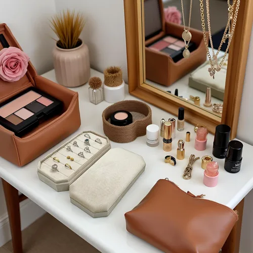 Vista 5 de Caja organizadora de anillos de terciopelo – Joyero para anillos y aretes, bandeja de joyería para anillos y anillos, vitrina para niñas y mujeres