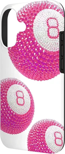 Vista 2 de Retro Lucky Disco 8 Ball for Women Case for iPhone 17