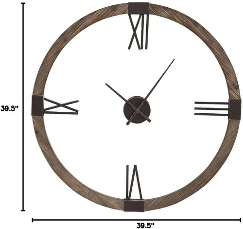 Vista 10 de Uttermost Marcelo - Reloj de pared moderno de 39,5 pulgadas