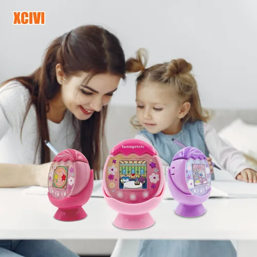 Vista 9 de xcivi Soporte Base de Escritorio para Tamagotchi Pix Mascota Virtual Interactiva (Rosa)