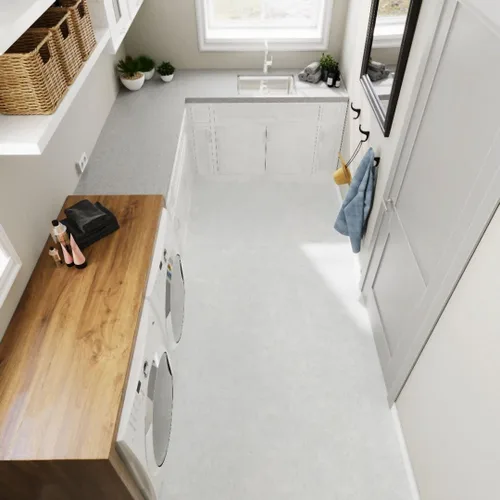 Vista 5 de Lucida Surfaces Suelo de vinilo de lujo Azulejos con aspecto de piedra Suelo entrelazado Apto para bricolaje MaxCore Terra 16 pies