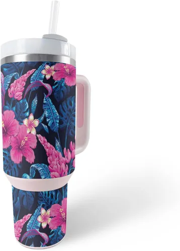 Vista 27 de MightySkins Skin - Vaso de vinilo compatible con Stanley The Quencher H2.0 FlowState de 40 onzas, color verde CBD, protectora, duradera y única
