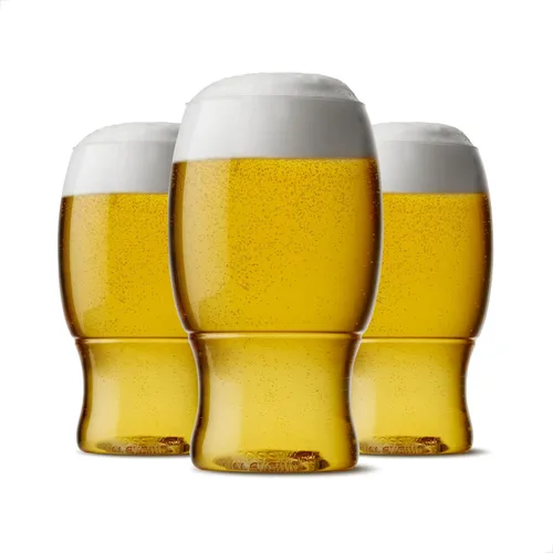 Vista 9 de TOSSWARE POP - Juego de 12 pinta de 18 onzas, vasos de cerveza de plástico transparente, reciclables, irrompibles y de alta calidad
