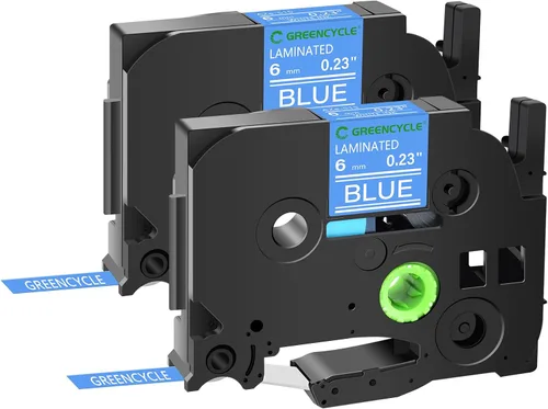 Vista 15 de GREENCYCLE Cinta para etiquetadora Brother P-Touch TZe-831 TZ-831 de 0.472 in 0.47 laminada TZe TZ Gold Tape para PT-D210 PT-D600 PT-H110 PT-1230, 2