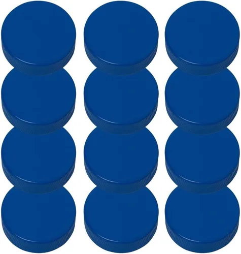 Vista 2 de TronX Blue Mite - Discos de hockey sobre hielo Paquetes de 6 y 12 Blue Mite Youth - Pucks oficiales de hockey sobre hielo de 4 onzas
