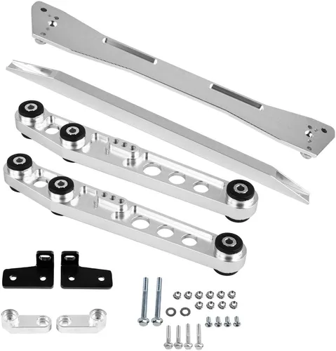 Vista 4 de Brazos de control inferiores traseros para 1992-1995, brazo de inclinación ajustable de aluminio CNC con buje mejorado, kit de brazo de control