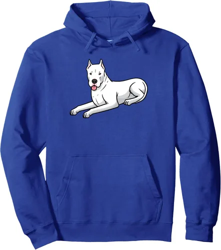 Vista 4 de Dogo Argentino - Sudadera con capucha para perro, Negro