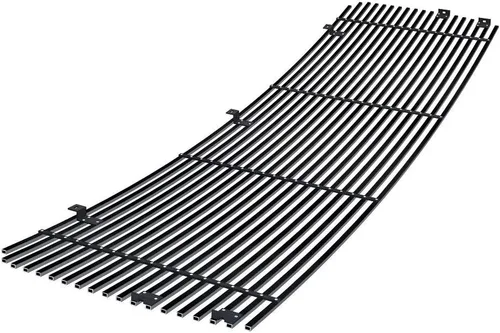 Vista 2 de APS Compatible con Chevy Kodiak C4500 C5500 C6500 2003-2009 para modelo de actualización principal superior acero inoxidable negro 8x6 horizontal