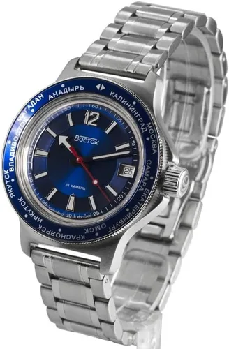 Vista 2 de Vostok Anfibio automático de cuerda automática rusa militar Vostok 710AN SE, Casual