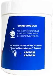 Vista 2 de Exione Polvo de péptidos de colágeno múltiple para mujeres y hombres, suplemento de colágeno hidrolizado para cabello, piel y uñas, polvo