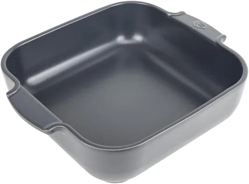Vista 10 de Panadería cuadrada de cerámica, negro satinado, 11.0 in - 11 pulgadas