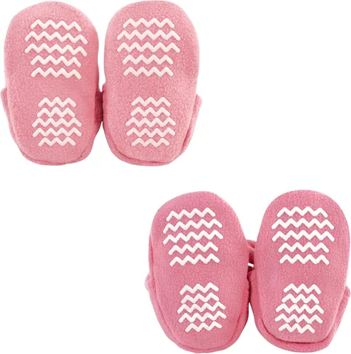Vista 5 de Hudson Baby Baby-Girls Animal Fleece Booties 2-Pack Socks