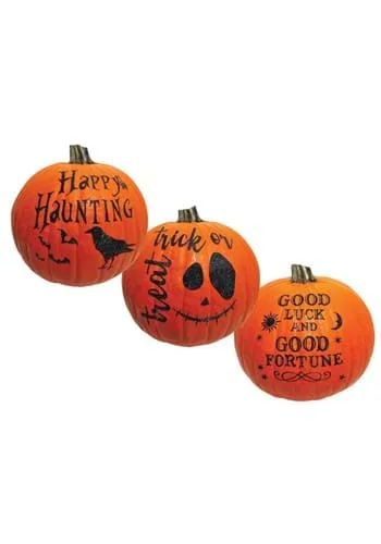 Vista 3 de Kit de Pegatinas de Calabaza con Brillo para la Buena Suerte Multicolor