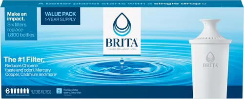 Vista 22 de Filtro de recambio para jarra de agua Brita, Estándar, Estándar