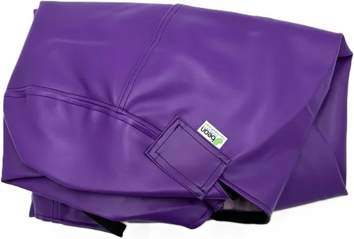 Vista 18 de Bean Products Funda de vinilo para puf de barco marino, estilo retro, resistente a la intemperie, para adultos, funda lavable sin relleno, cómoda