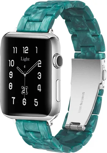Vista 41 de Bandas para Apple Watch Light House - Correas de resina ligera de moda para iWatch para mujeres y hombres 38mm/40mm/41mm/42mm (Series 11 10)