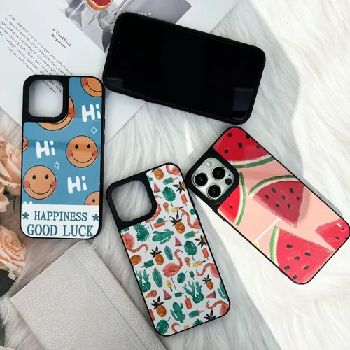 Vista 6 de JUSTRY 5 juegos de fundas para teléfono en blanco de sublimación a granel compatibles con iPhone 15, 6.1 pulgadas, 2 en 1 2D DIY funda de goma suave