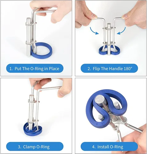 Vista 4 de Kit de herramientas de instalación de sellos hidráulicos de 5 PC para mecánicos J05321 (S/M/L)