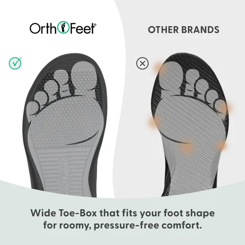 Vista 6 de Sandalias ortopédicas Orthofeet para mujer, estirables, modelo Maui