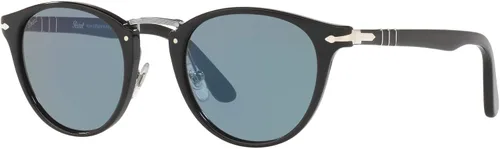 Vista 2 de Persol PO3108S - Gafas de sol redondas Rayas AzulNaranja