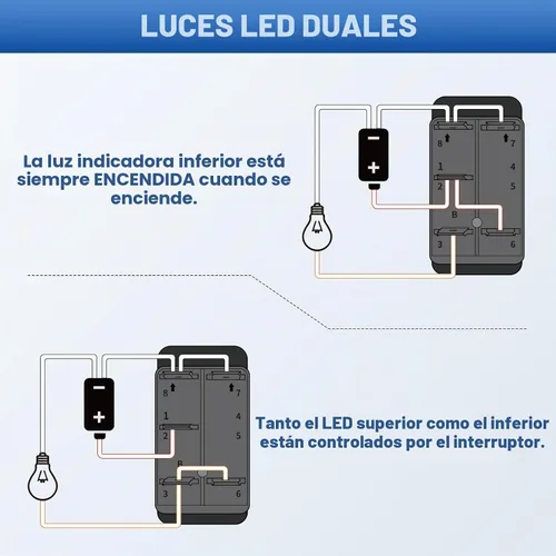 Vista 9 de Anina 2 piezas de interruptores basculantes de 5 pines SPST 20A/12V 10A/24V ENCENDIDO/APAGADO con 2 juegos de cables puente, interruptor basculante