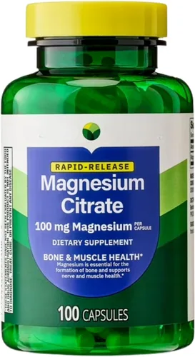 Vista 2 de KP+ Magnesio Citrato de magnesio 100 mg Apoyo a la salud ósea y muscular Cápsulas de liberación rápida 100 unidades Suplemento dietético