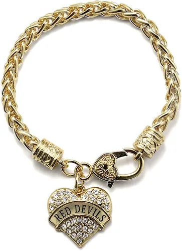 Vista 214 de Inspired Silver - Pulsera de plata con dije de corazón pavé con circonitas cúbicas