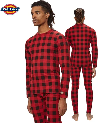Vista 2 de Dickies Conjunto de ropa interior térmica Long Johns para hombre, 2 piezas de capa base para clima frío para hombre