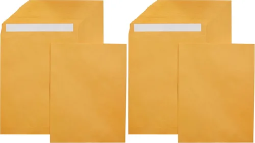 Vista 21 de Amazon Basics - Sobres para envíos de catálogo, cierre adhesivo, 6 x 9 pulgadas, marrón kraft, paquete de 500