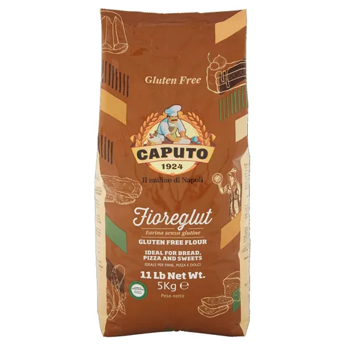 Vista 5 de Antimo Caputo Harina de pizza sin gluten, 11 libras a granel, mezcla de harina y almidón multiusos totalmente natural para hornear pizza, pan y pasta
