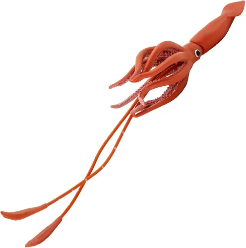 Vista 6 de Safari Ltd. Figura de calamar gigante – Figura realista de criatura marina de 9.5 pulgadas – Juguete educativo para niños, niñas y niños a partir