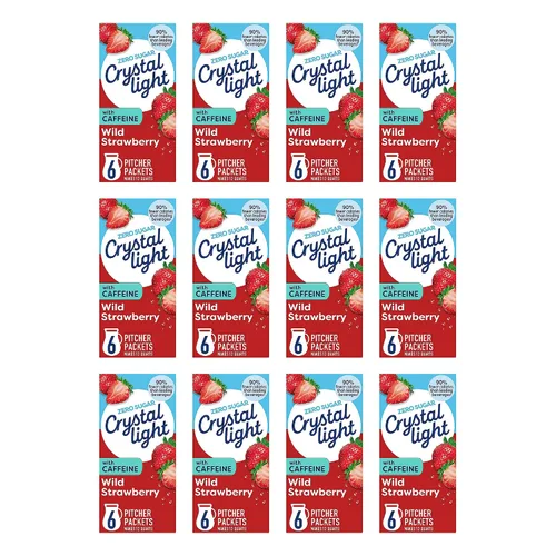 Vista 15 de Crystal Light Paquete variado de mezcla de bebidas líquidas, frambuesa azul y mango maracuyá (1.6 onzas cada una) (paquete variado)
