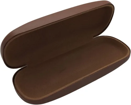 Vista 4 de Estuche mediano de piel sintética para lentes de sol, funda rígida para lentes de sol, funda protectora para lentes de sol