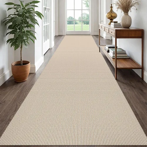 Vista 181 de EARTHALL Alfombra tejida de 2 x 3 pies, lavable para entrada, alfombra trenzada antideslizante, alfombra para puerta interior y exterior, alfombra