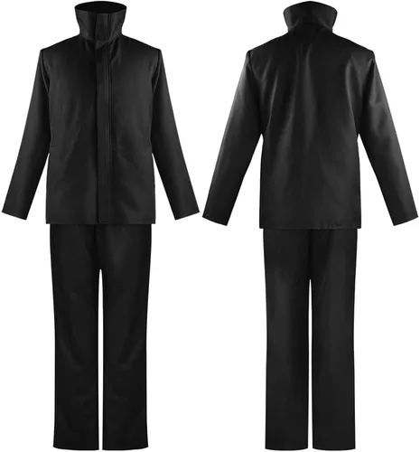 Vista 3 de UPUPCOS Disfraz de cosplay de anime, kimono, uniforme, kimono, peluca de anime, conjunto completo de Halloween