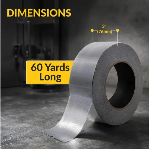 Vista 33 de Brixwell Cinta adhesiva impermeable, 1-7/8" de ancho, 60 yardas