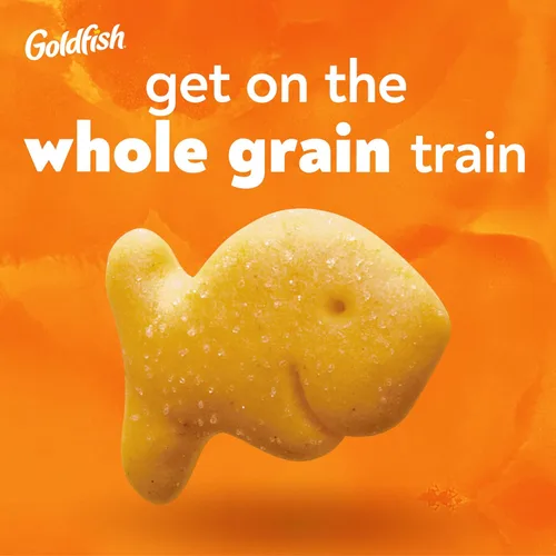Vista 9 de Goldfish Galletas de queso cheddar, horneadas con grano entero, caja de 27.3 onzas