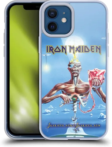 Vista 260 de Head Case Designs Funda de gel suave con licencia oficial de Iron Maiden Brave New World, compatible con Apple iPhone 7 Plus/iPhone 8 Plus Nuevo