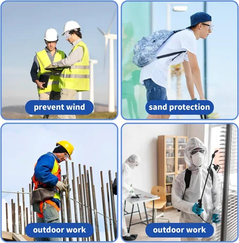 Vista 7 de Protector de pestañas y cejas ajustable, gafas de ducha, diseño apto para gafas, perfecto para proteger pestañas postizas