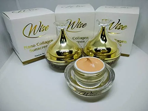 Vista 3 de Wise Nano SPF50++Protector Solar Nano+Colágeno Premium para piel Color Beige 0.42 oz