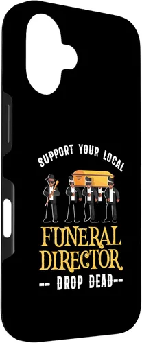 Vista 3 de Funny Funeral Director Mortician Embalmer Cemetery Case for iPhone 16