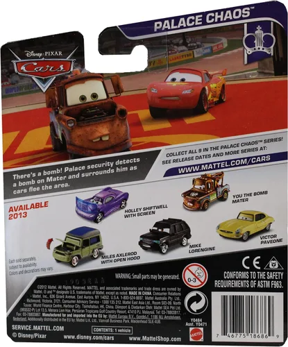 Vista 2 de Dubblebla Disney Pixar Cars Palace Chaos Die-Cast Victor Paveone #6/9 Escala 1:55