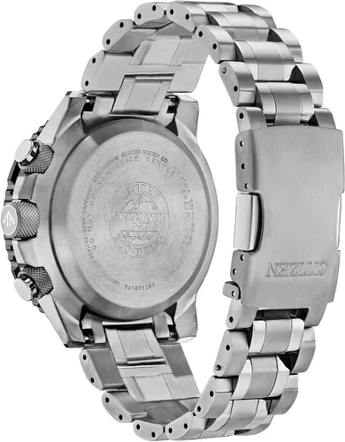 Vista 3 de Citizen Men's Promaster Air Skyhawk Eco-Drive Pilot Watch, Atomic Timkeeping Technology, Chronograph, Power Reserve Indicator, Ana-digi Display