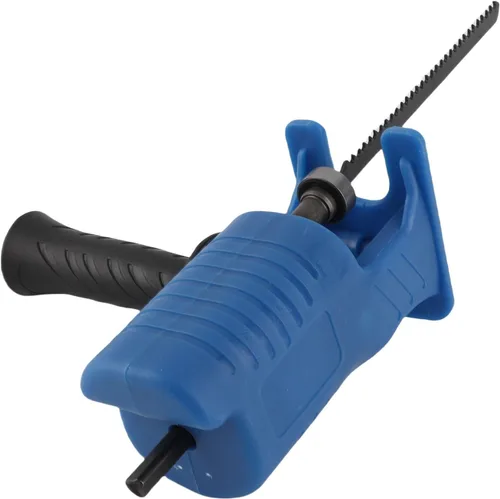 Vista 9 de Adaptador de sierra recíproca para taladro eléctrico, kit de conversión de taladro portátil a sierra recíproca, mango ergonómico, juego de adaptador