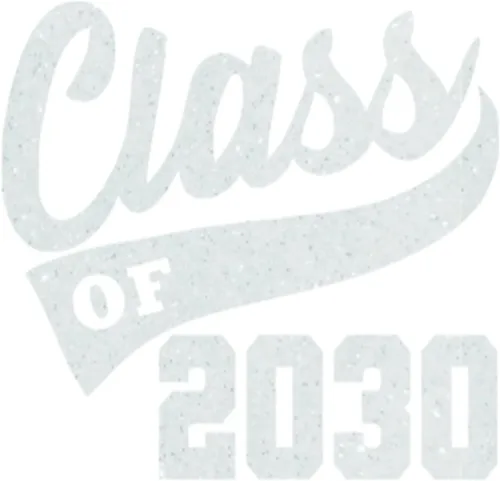 Vista 16 de Adhesivo de graduación para planchar, calcomanía para camisa de clase de 2030, parche de graduación HTV para graduados, color de tamaño de selección