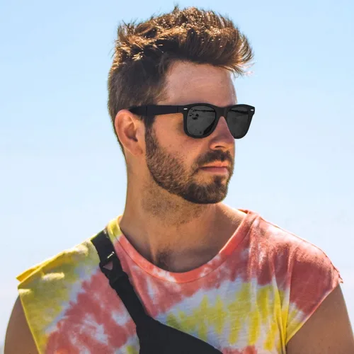 Vista 2 de Joopin Gafas de sol cuadradas polarizadas con protección UV para hombre y mujer
