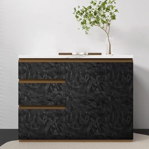 Vista 3 de VaryPaper Papel tapiz moderno con textura negra, para despegar y pegar, diseño geométrico en espiral, para dormitorio, baño, extraíble