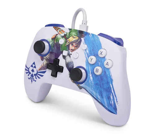 Vista 5 de PowerA Enhanced Wired Controller for Nintendo Switch - Master Sword Attack Zelda Link