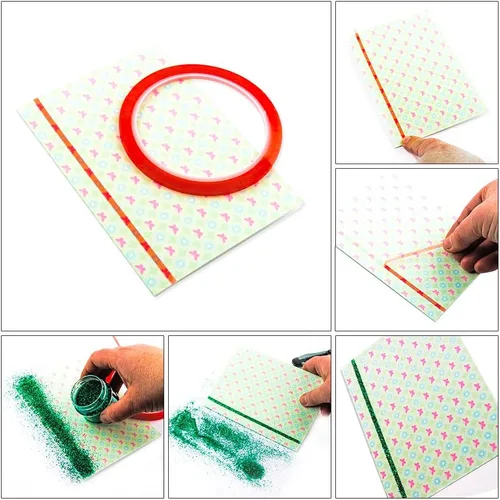 Vista 4 de 3L línea roja doble cara Tape 1/8